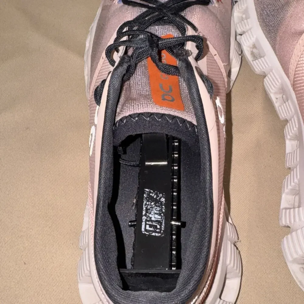 On Running Cloud X 3 Women’s 8.5 Pink Black Orange CloudTec Training Shoes